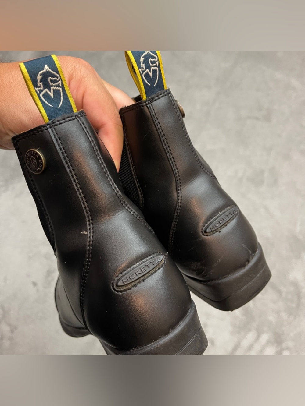 Shires Equestrian 1928 9963 Moretta CLIO PADDOCK Black Boots Girls Kids Sz US.4 - Picture 4 of 11